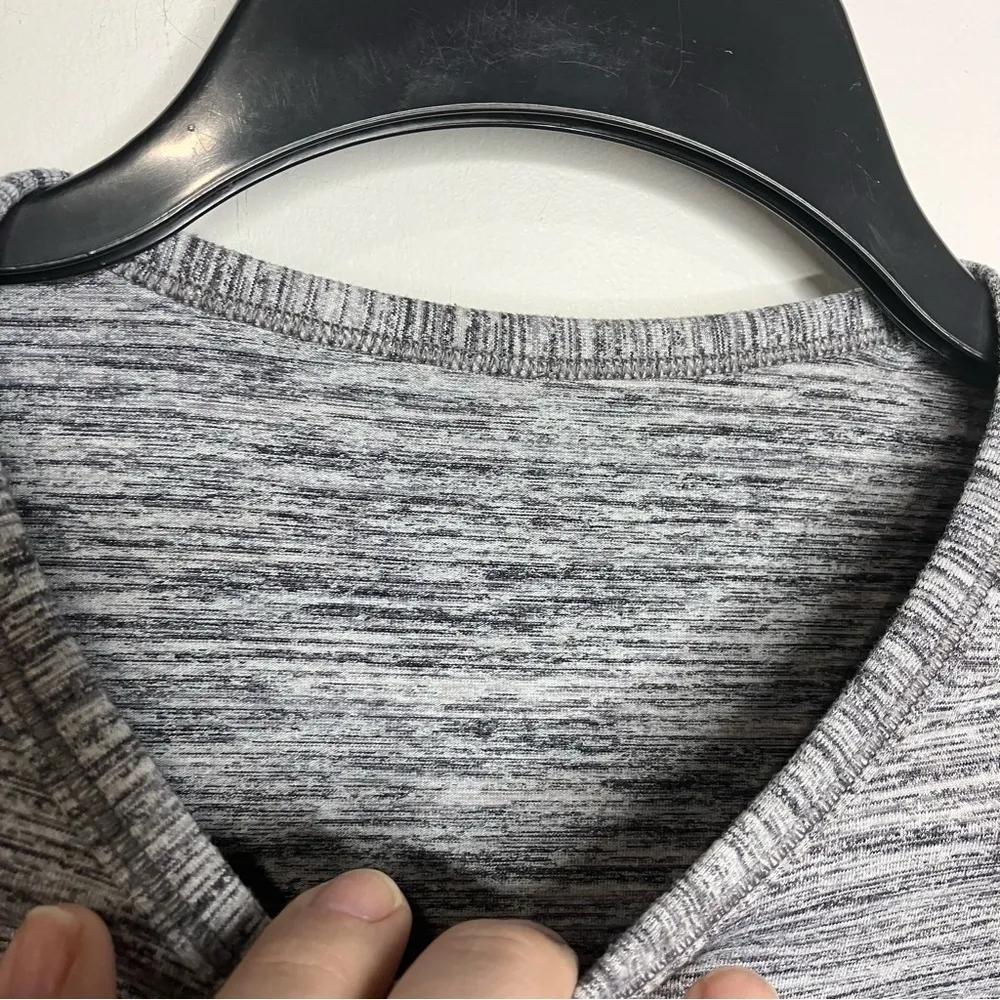 Lululemon Athletica Cypress Kiss long sleeve space dyed‎ top gray size 6 - Image 9