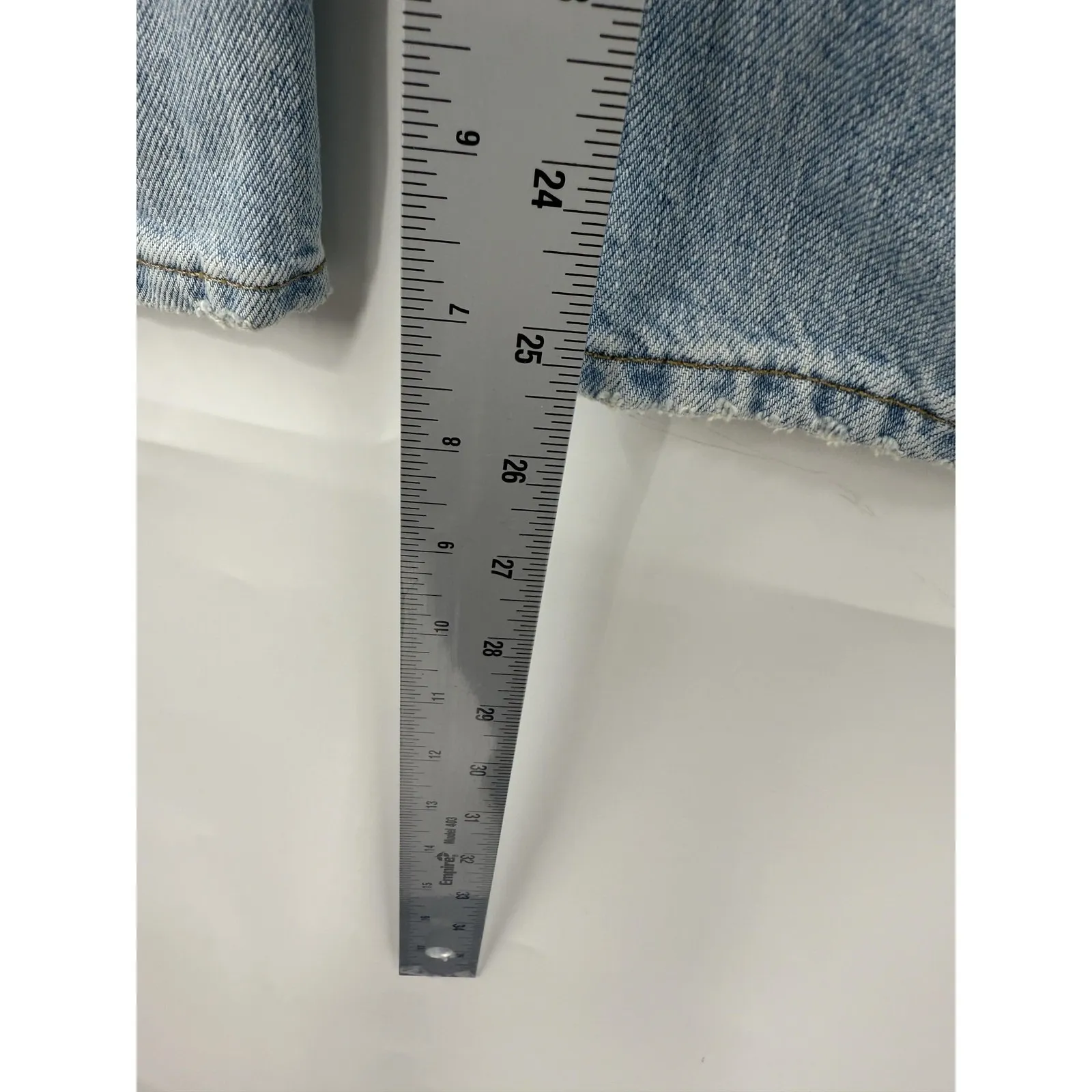 Madewell Jeans Womens 31 Blue Light Wash The Curvy Perfect Vintage Jean Denim‎ - Image 8