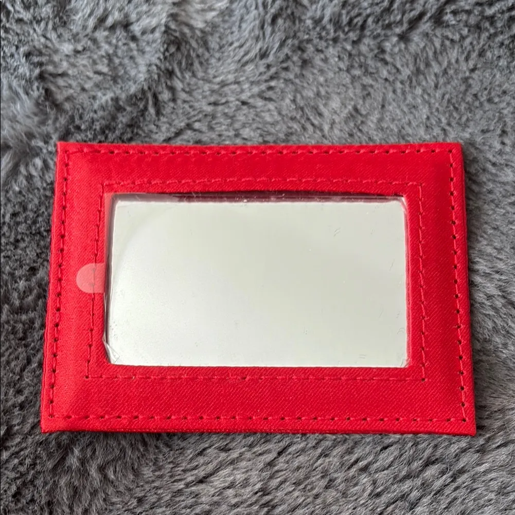 EUC Vintage Vera Bradley Floral Black and Red Jacquard Clutch w/ Strap - Image 3