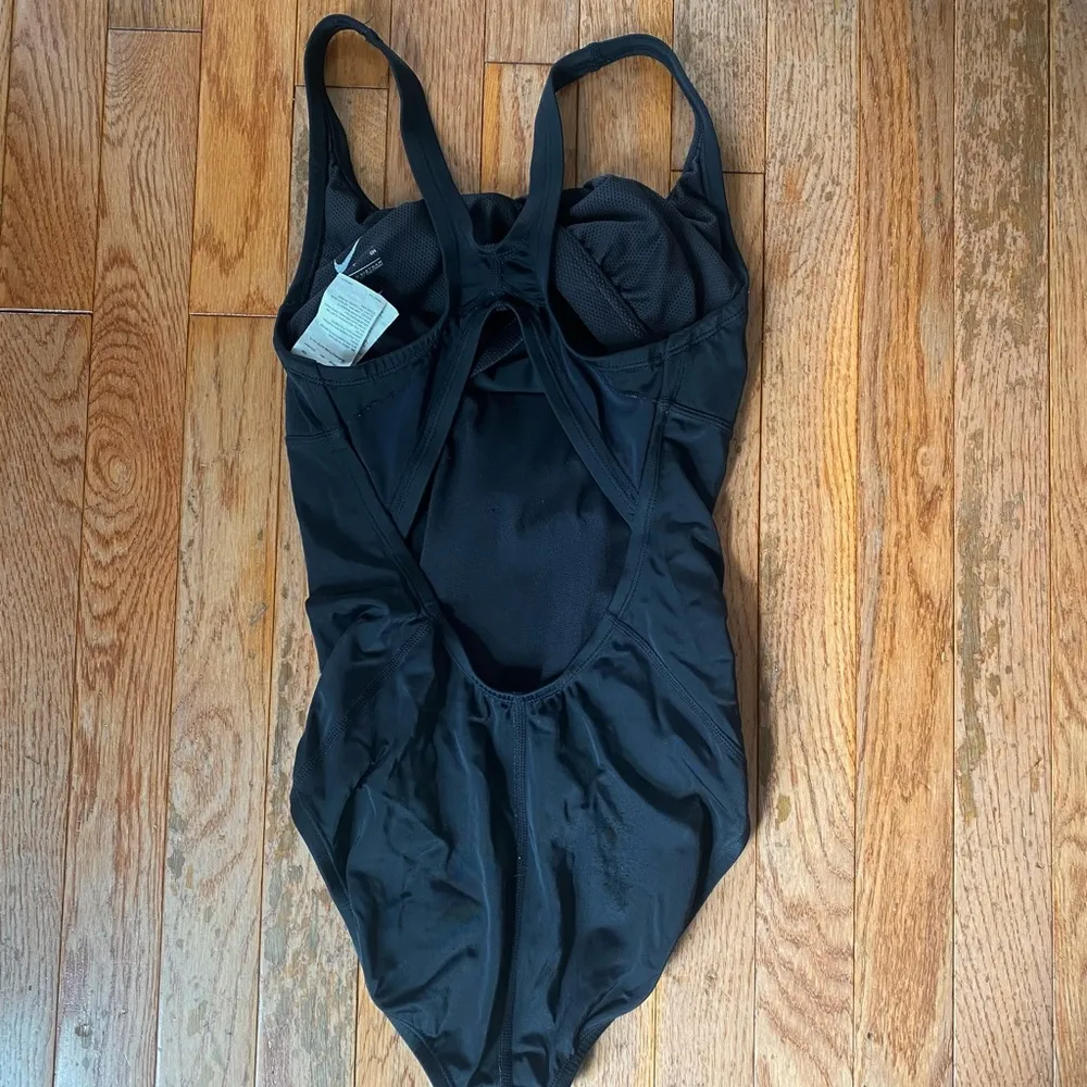 Nike Black Racerback One-Piece Swimsuit - Image 4
