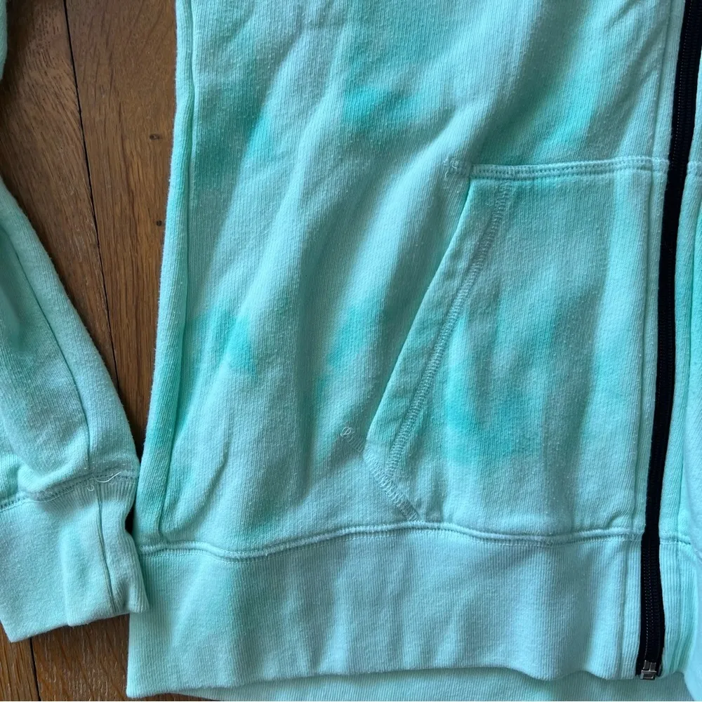 Mint Tie Dye Hoodie VSPINK Sz S Green - Image 2