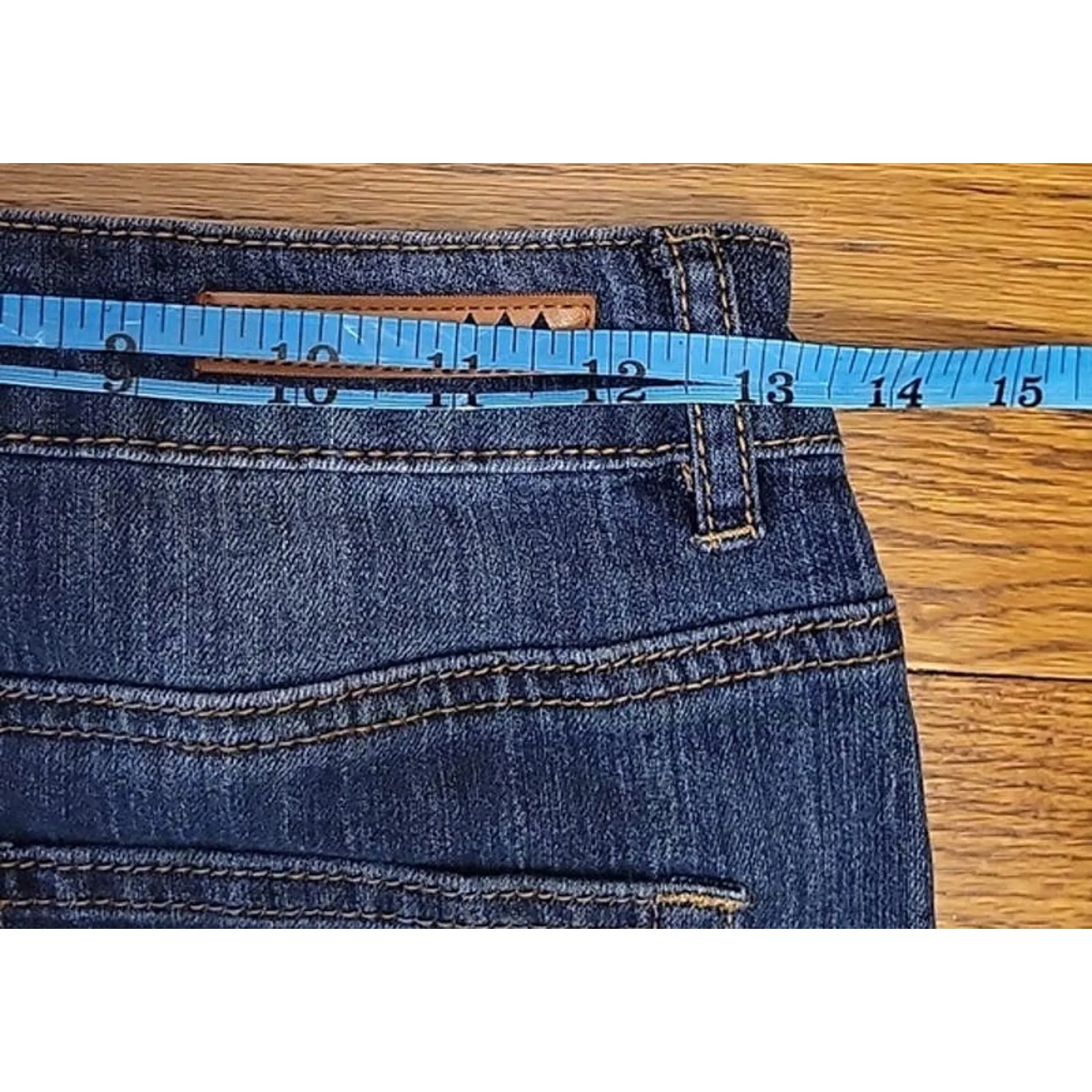 Raw Hem Denim Mini Skirt Western Y2K 90's Festival Country Rodeo Utility Size‎ 5 - Image 8