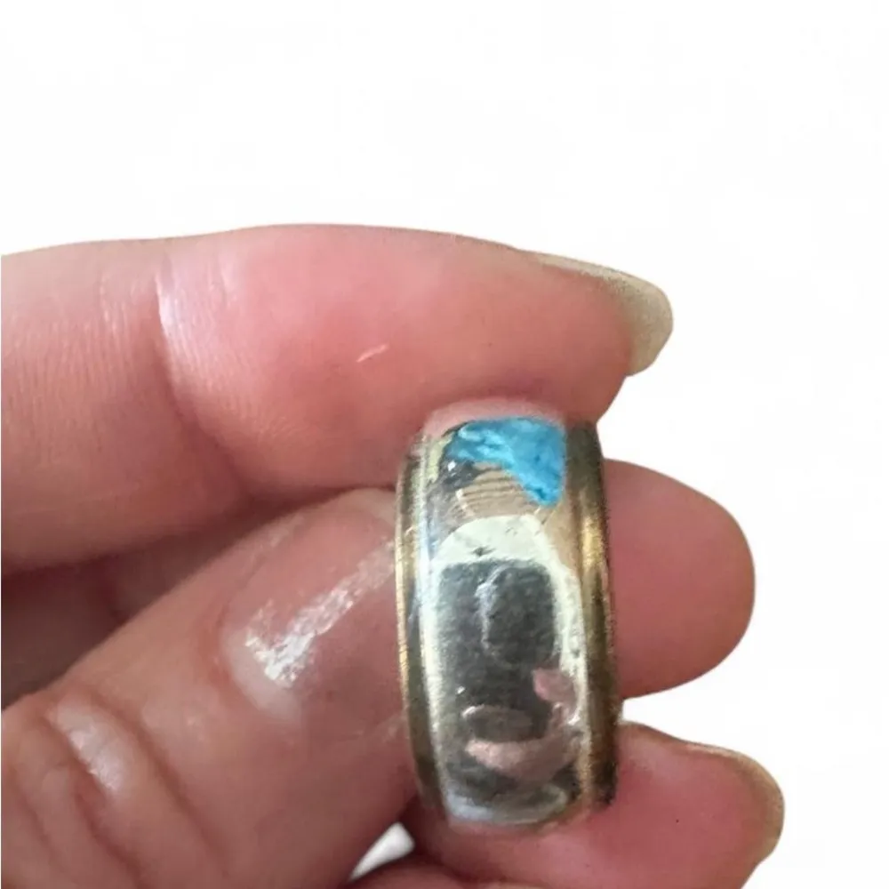 Vintage Silver Gold Clip On Chunky Hoop Earrings - Image 3