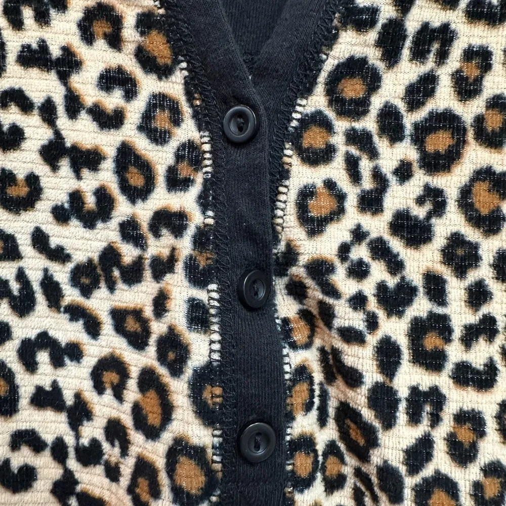 Vintage Betsey Johnson Y2K Leopard Animal Print Sleep Shirt PJ Women’s Size  M - Image 3