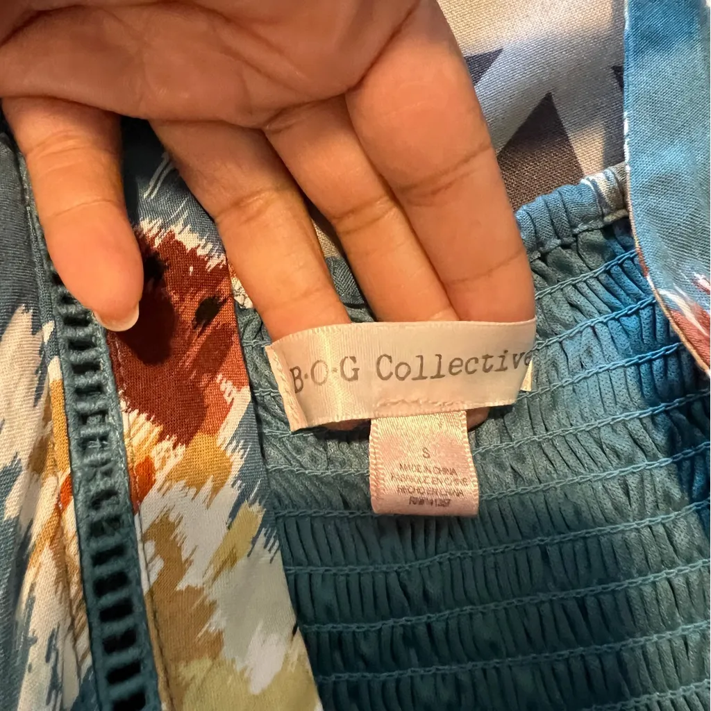 BOG‎ Collective Floral Spaghetti Strap V - Image 10