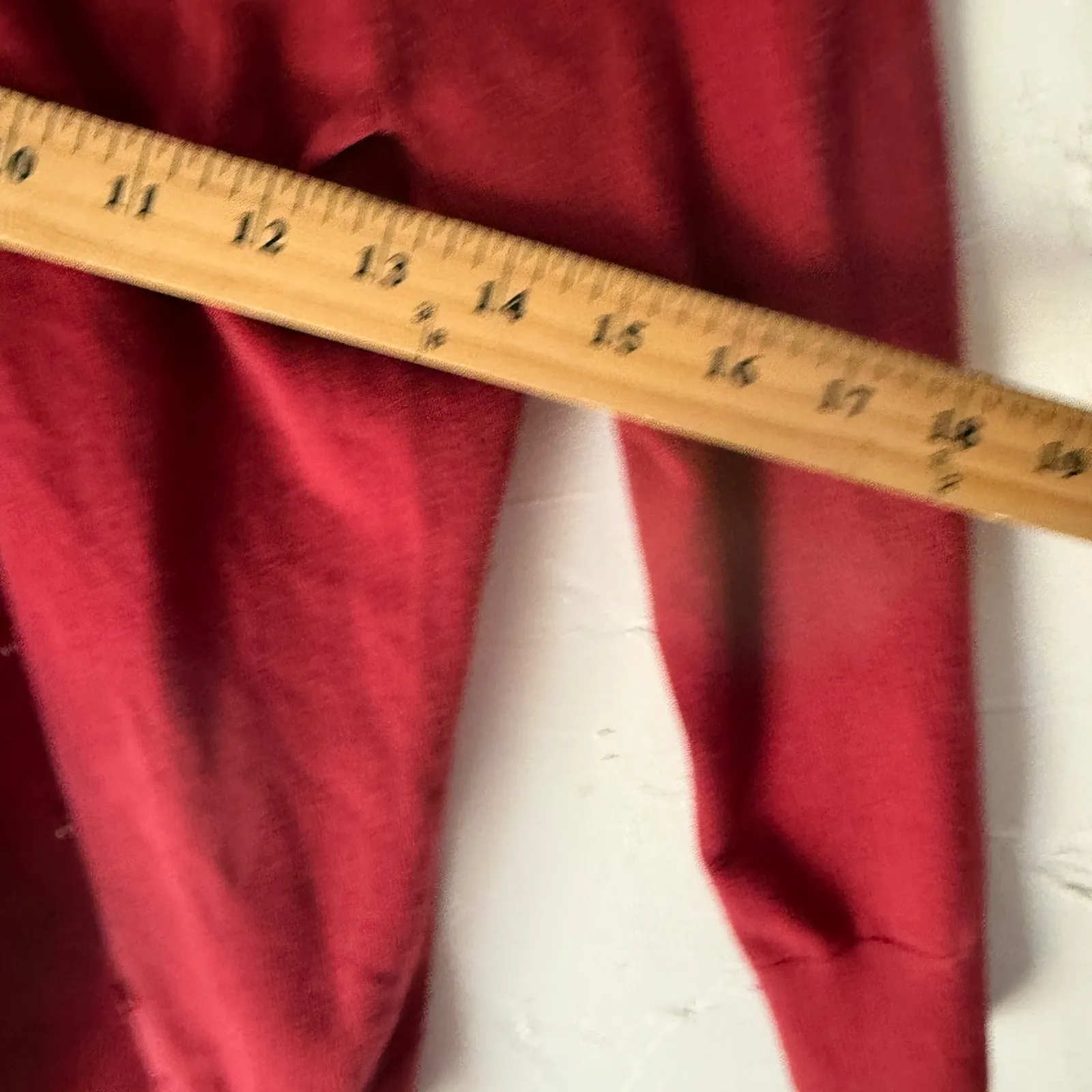 Maurices Y2k Red Button Front Crew Neck Cardigan Sweater S Coquette Office Siren - Image 3