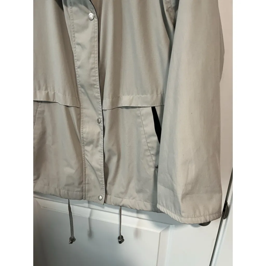 Izzi Woman Trail Coat Womens Size 1 X Beige Windbreaker Nautical Water Resistant Tan - Image 5