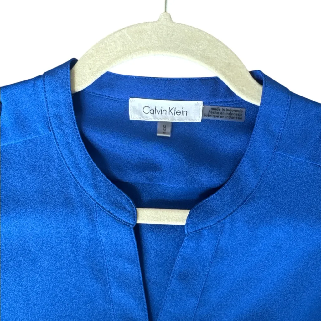 Calvin‎ Klein Royal Blue Blouse - Image 2