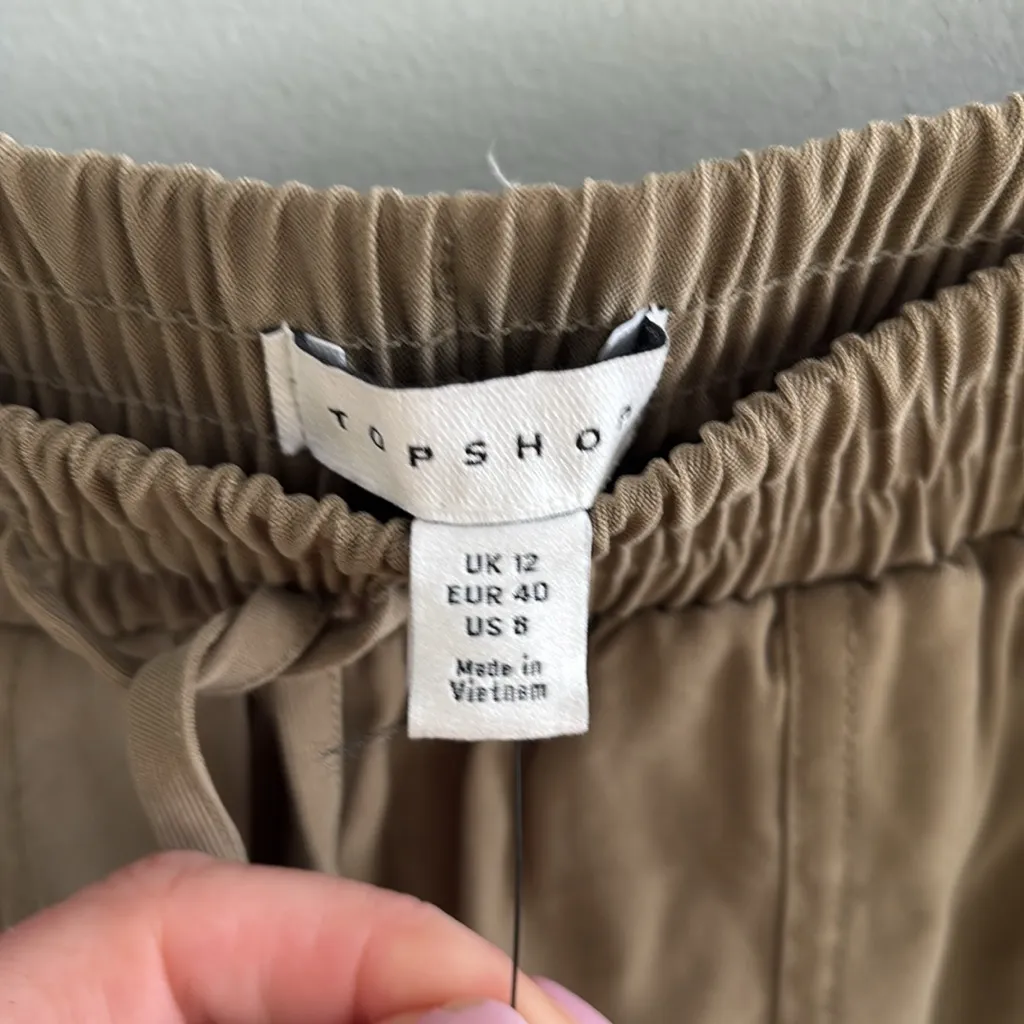 Topshop‎ Wide Leg Pull On Pants - Image 3