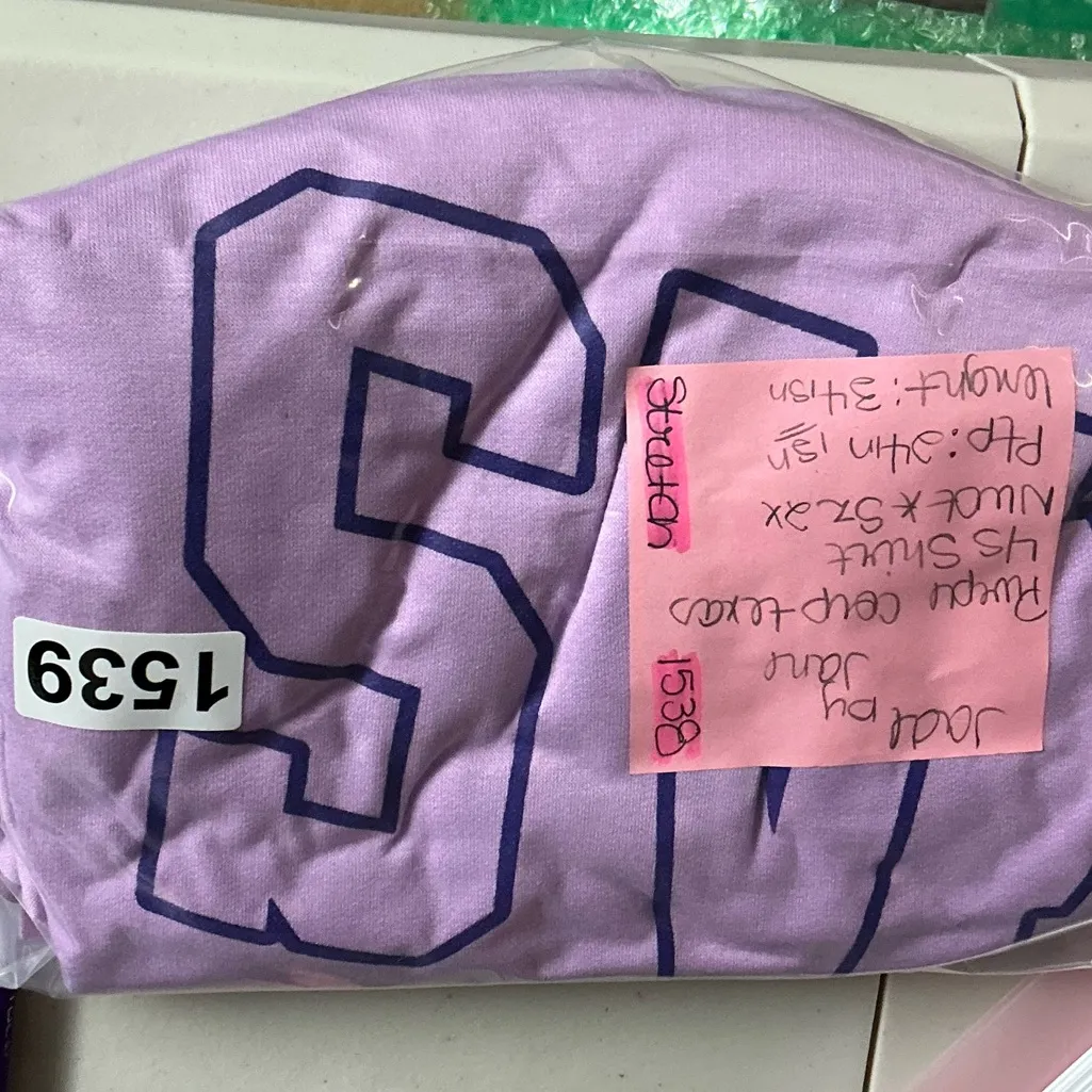 Lilac Texas Graphic Women's Hoodie Purple Size undefined - Image 5