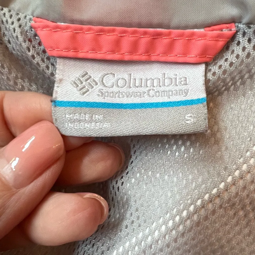 Columbia Arcadia II Jacket Juicy Hood Cinch Waist Pockets Waterproof Small - Image 11