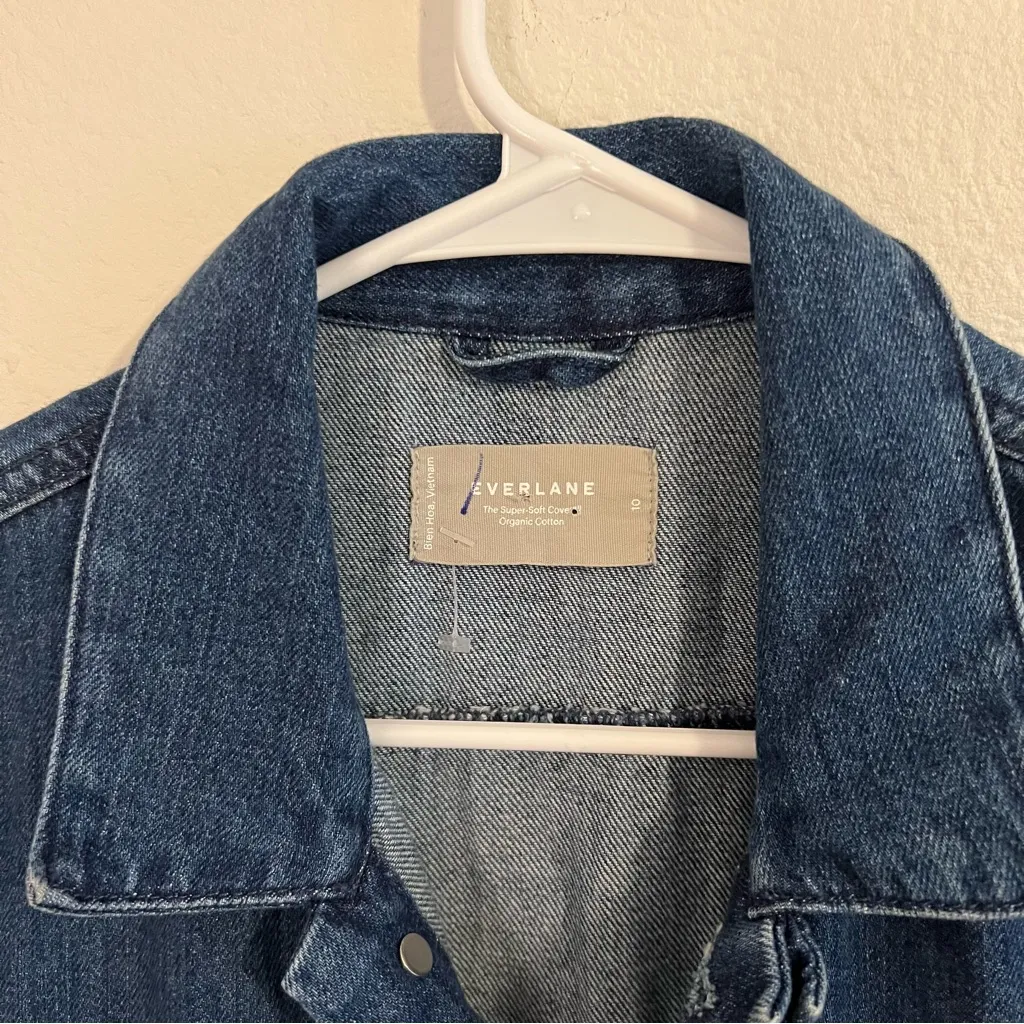 Everlane The Supersoft Jean Coverall | Work Blue - Image 4