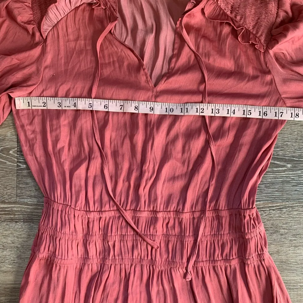 Current Air Los Angeles Cape May Midi Dress Pink M - Image 7