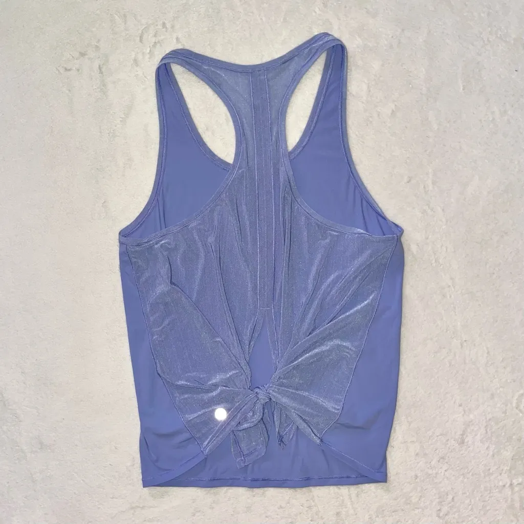Women’s Lululemon Two With One Singlet Tank Top in Hydrangea Blue size 6 - Image 4