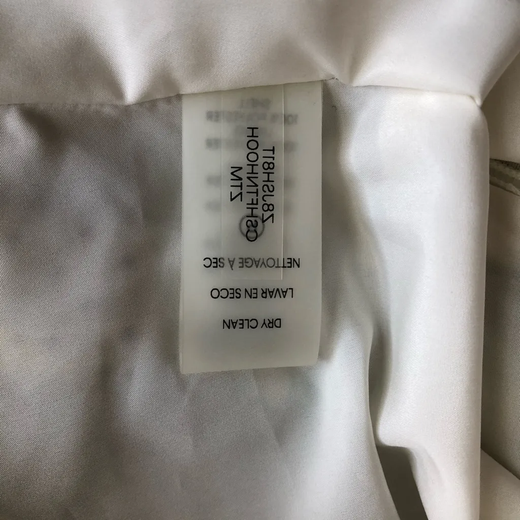 Calvin Klein Womens Skirt Yellow Pleated Sheer Lined Sz  14 - Image 6