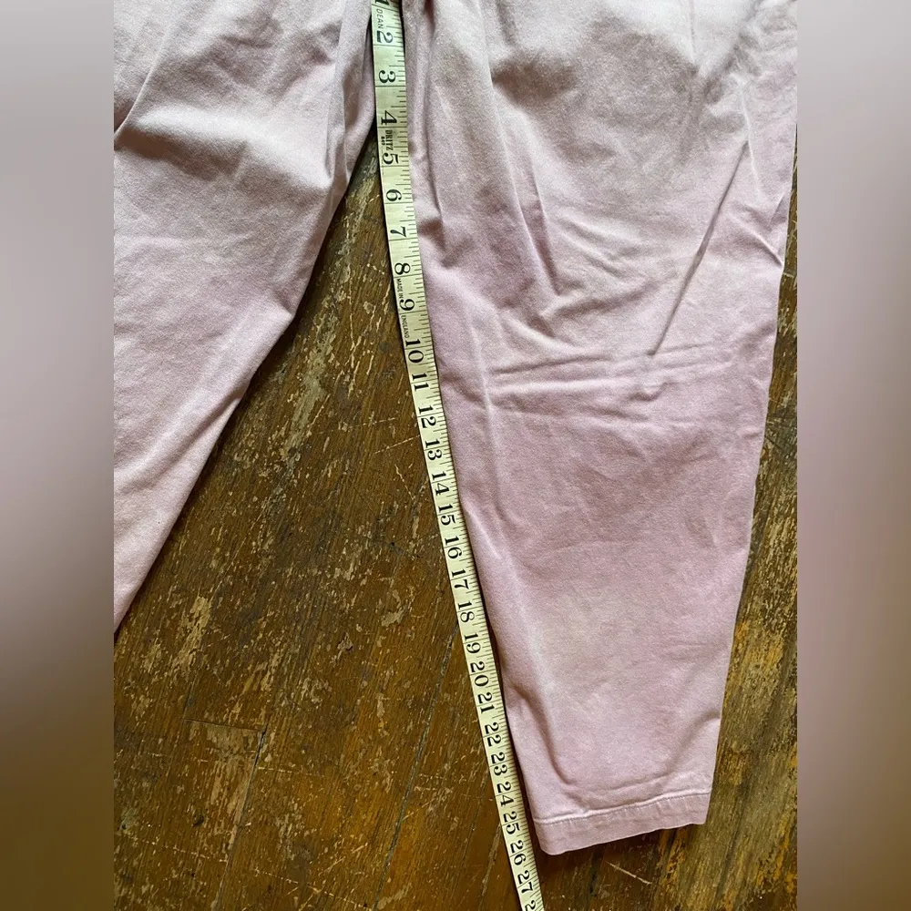 Old Navy Blush Pink High-Rise Pulls Up Joggers Women’s size LG - Image 8