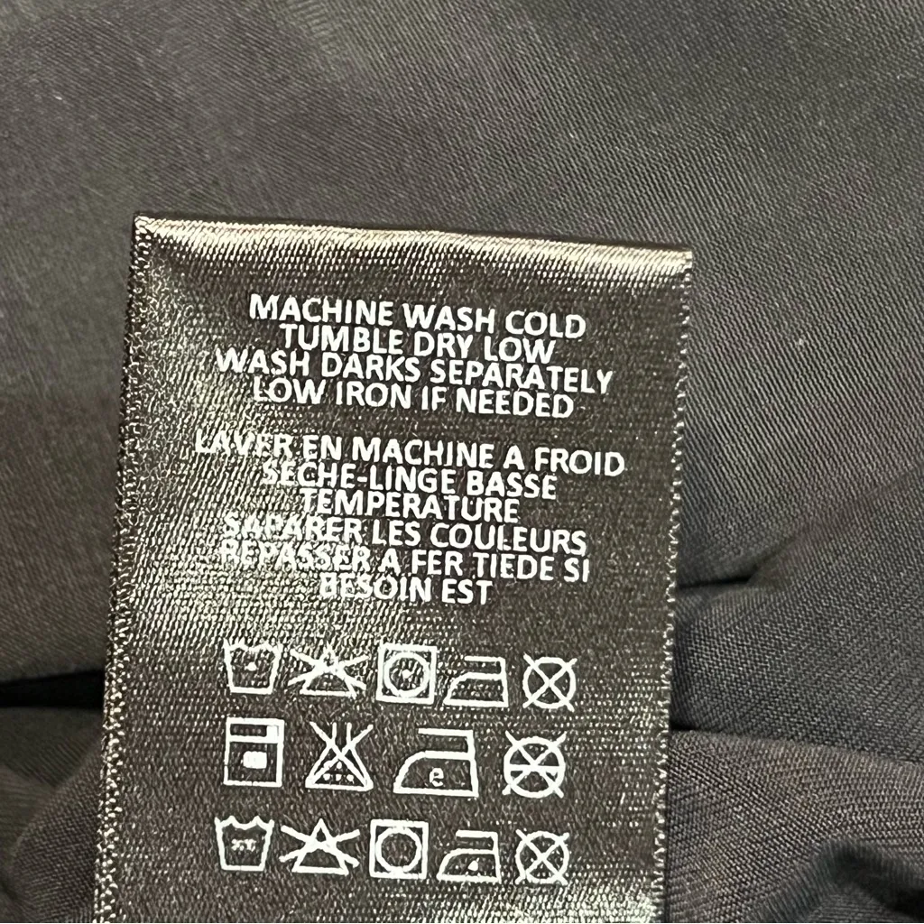 Anthropologie Eri + Ali Navy Blue Alessandra One Shoulder Long Sleeve Dress - Image 7