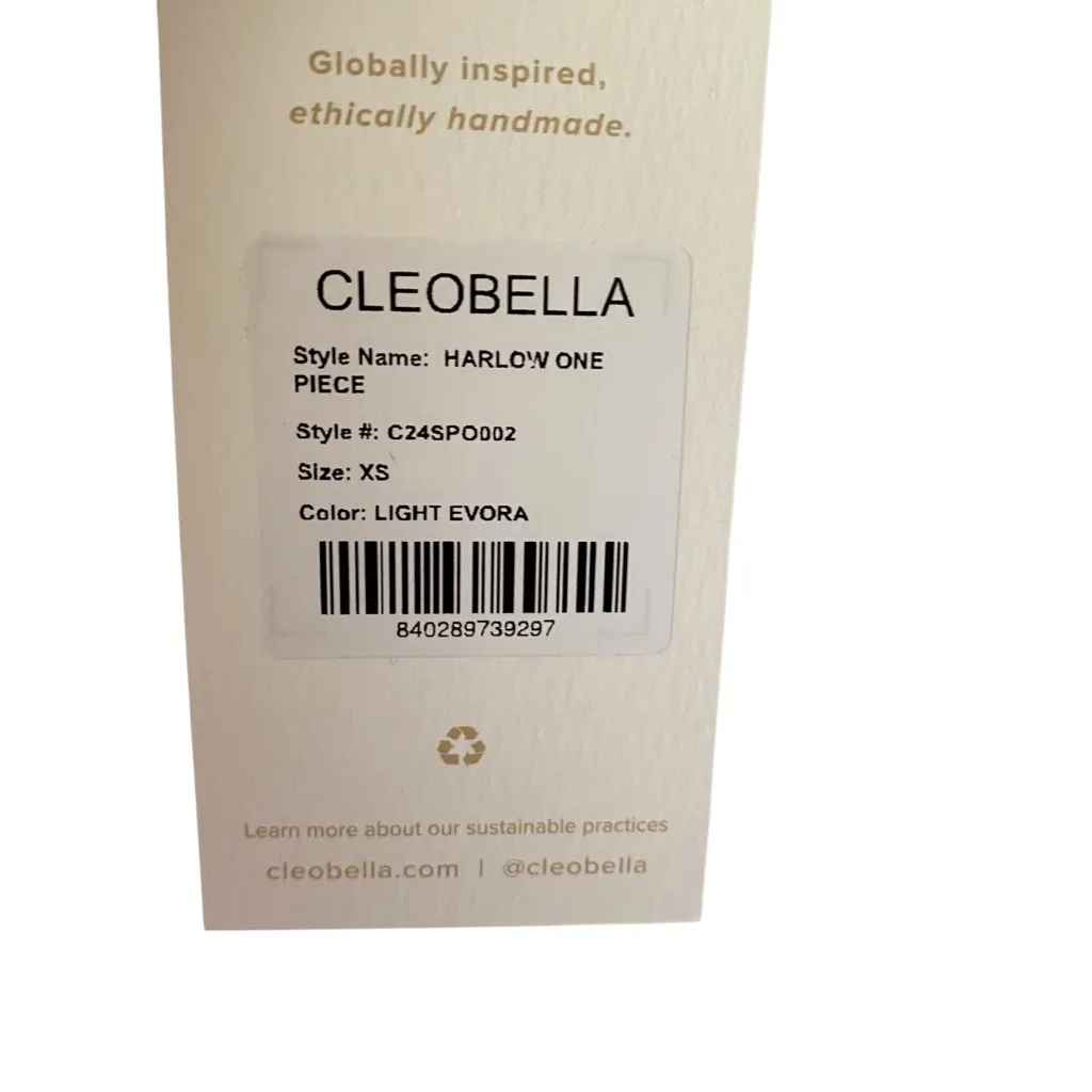 Cleobella Harlow Light Evora Floral Cream One Piece Swimsuit NWTs size XS - Image 7