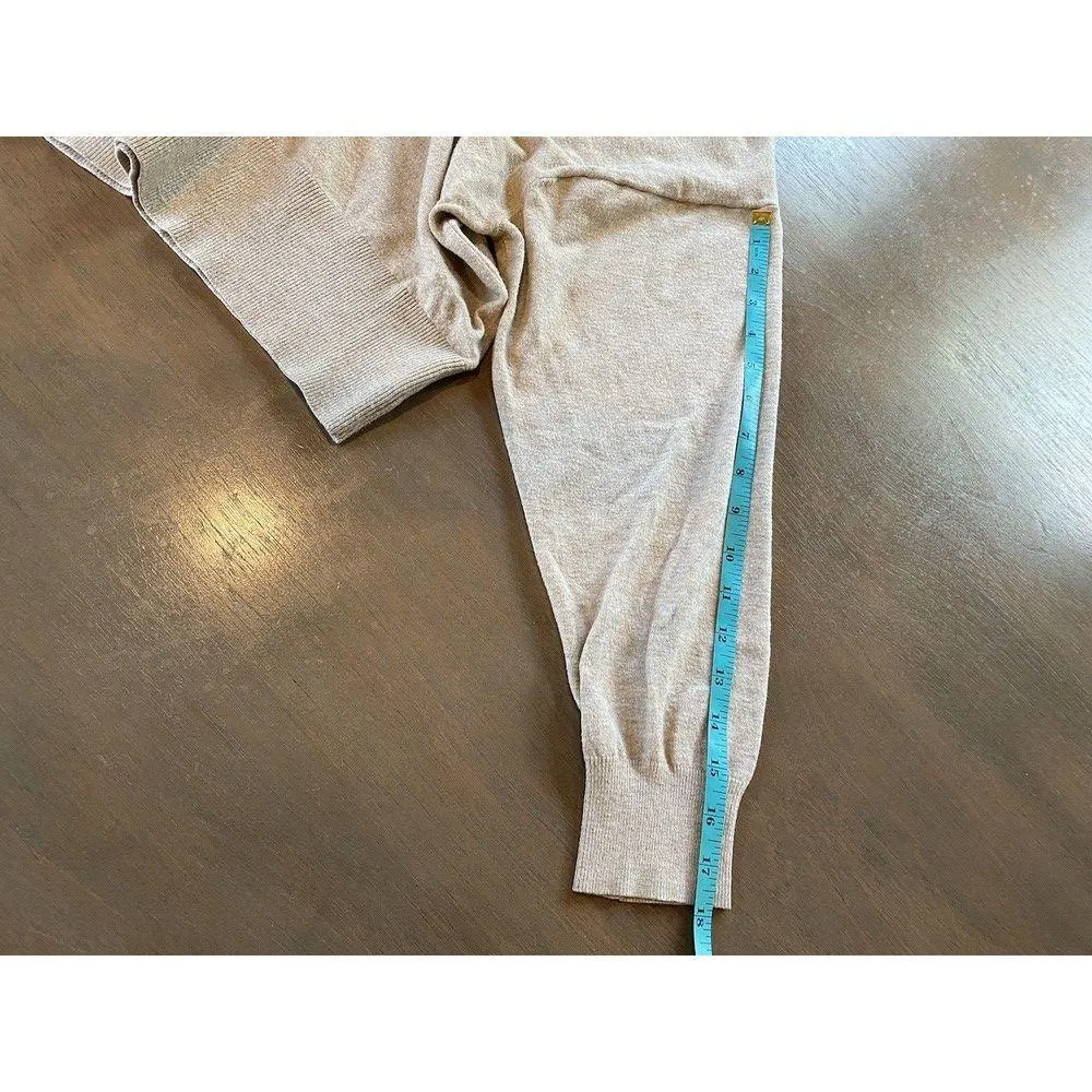 A New Day Sweater Size Small Oatmeal V Neck Knit Top Fine Gauge Pullover Target - Image 10