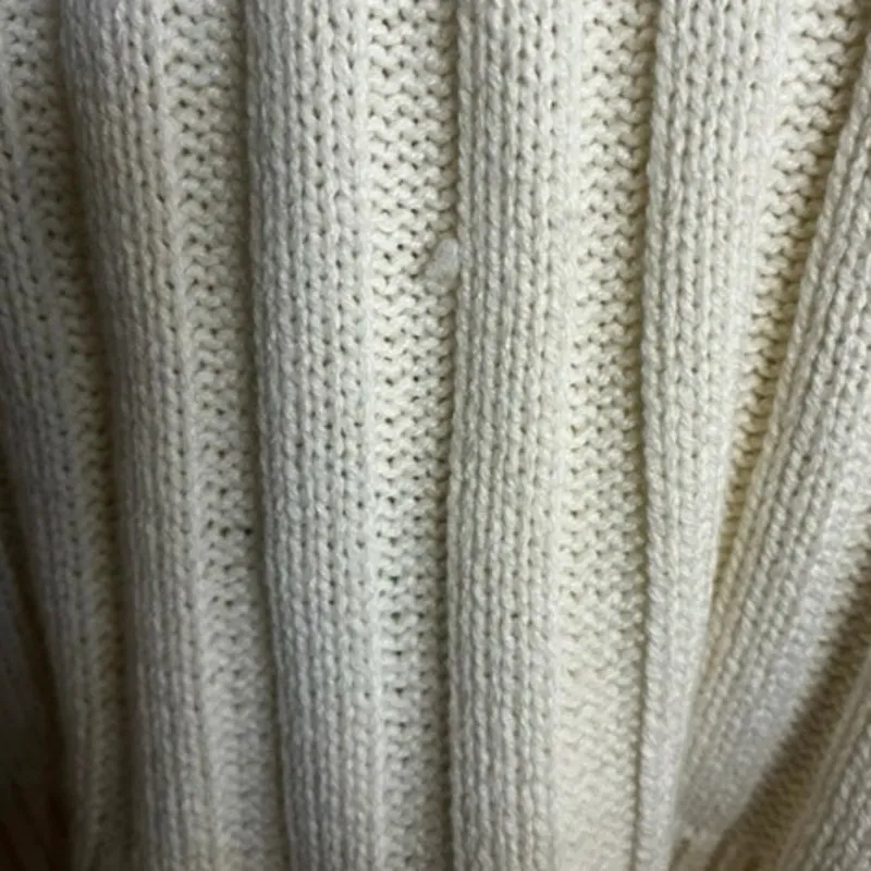 Hippie Rose Cream Pullover Crop Sweater Size‎ Large - Image 6