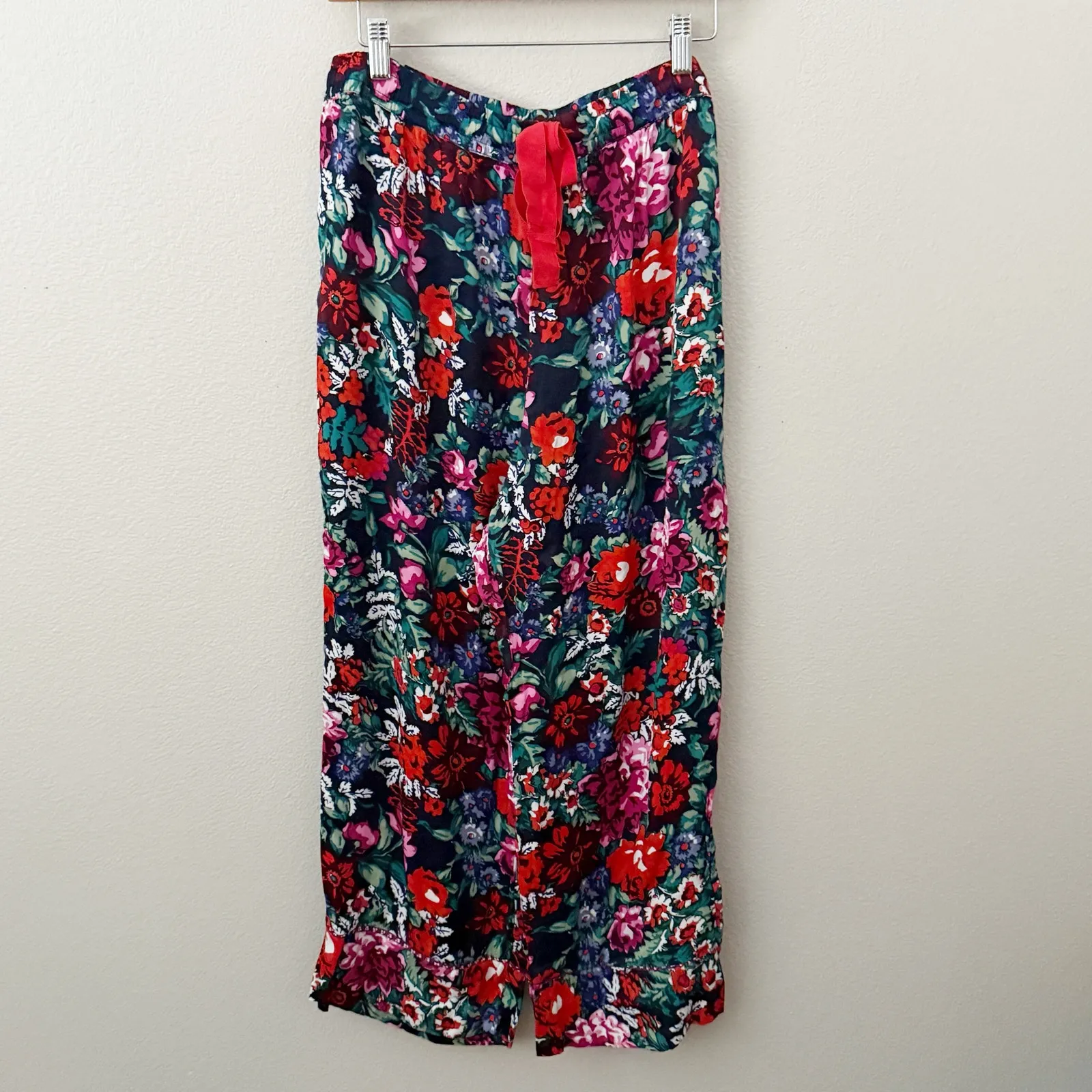 FLOREAT x ANTHROPOLOGIE | Silky Sleep Pajama PJ Top & Bottom Set Floral | Large - Image 8