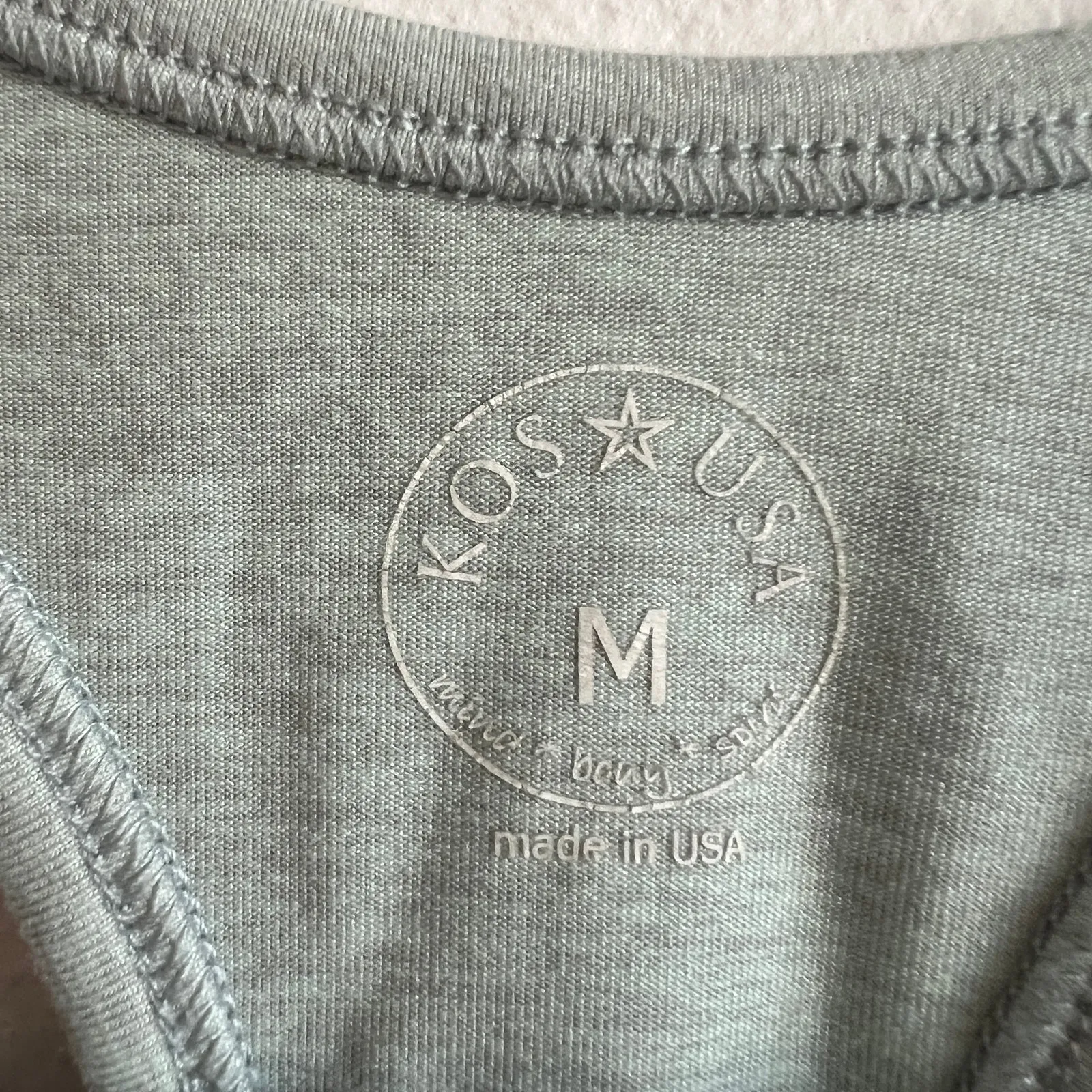 KOS Racerback Tank Top, Y2K Athleisure 2000s Casual‎ Pilates Yoga Medium - Image 4