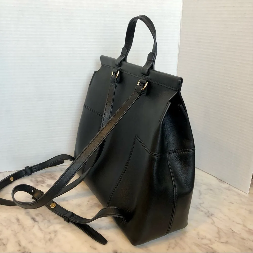 Black Tory Burch Block T Backpack OS - Image 7