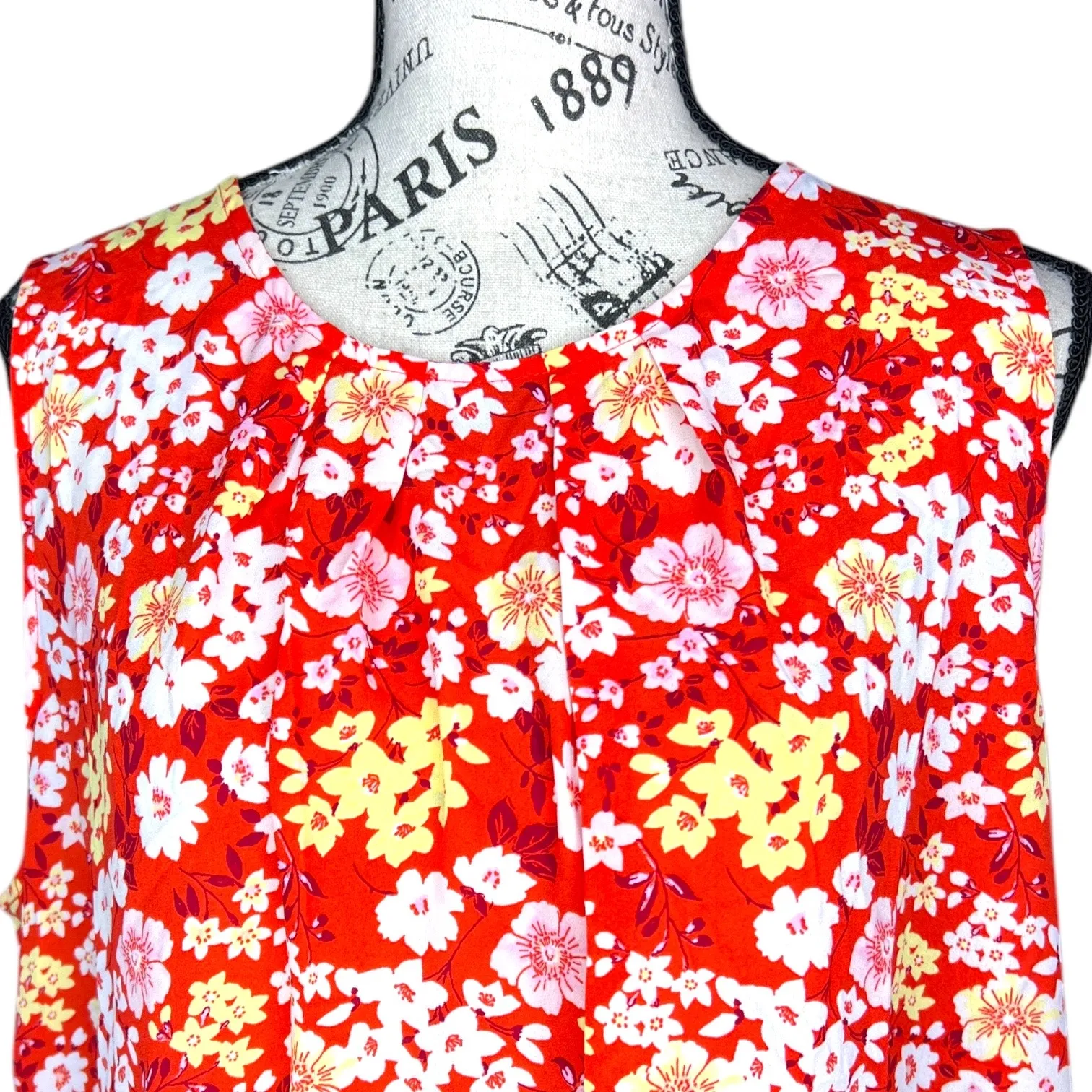 41Hawthorn (XXL) Lexie Pleated Blouse - Image 5