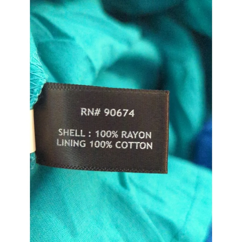 Boston Proper Women's Ombre & Metallic Beaded Maxi‎ Dress Multicolor Large NWT - Image 8