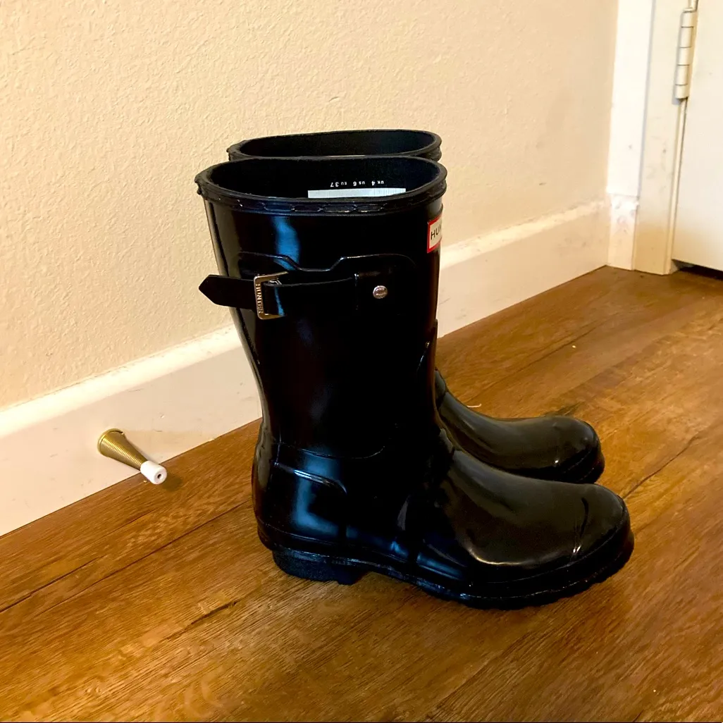 Hunter  Original Short Gloss Rain Boots - Image 6