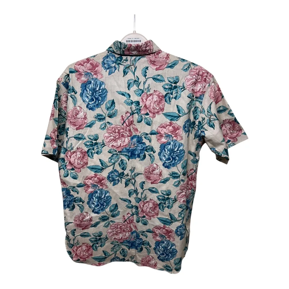 Vintage Woolrich Linen & Cotton Summer Set Medium Floral Breathable - Image 7