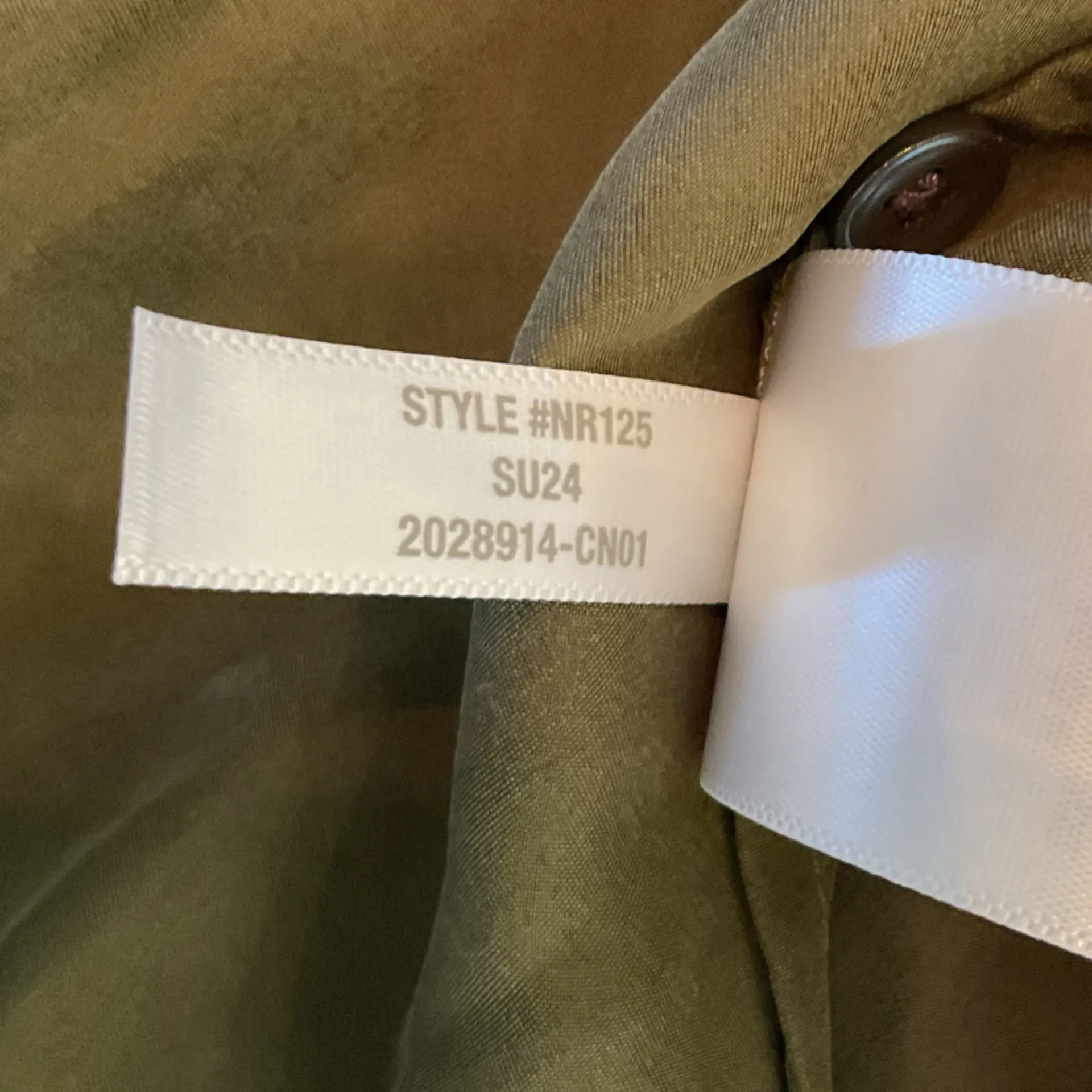 NWT Madewell Washable Silk Drapey Patch Pocket Sleeveless Shirt Loden Green Sz S - Image 12