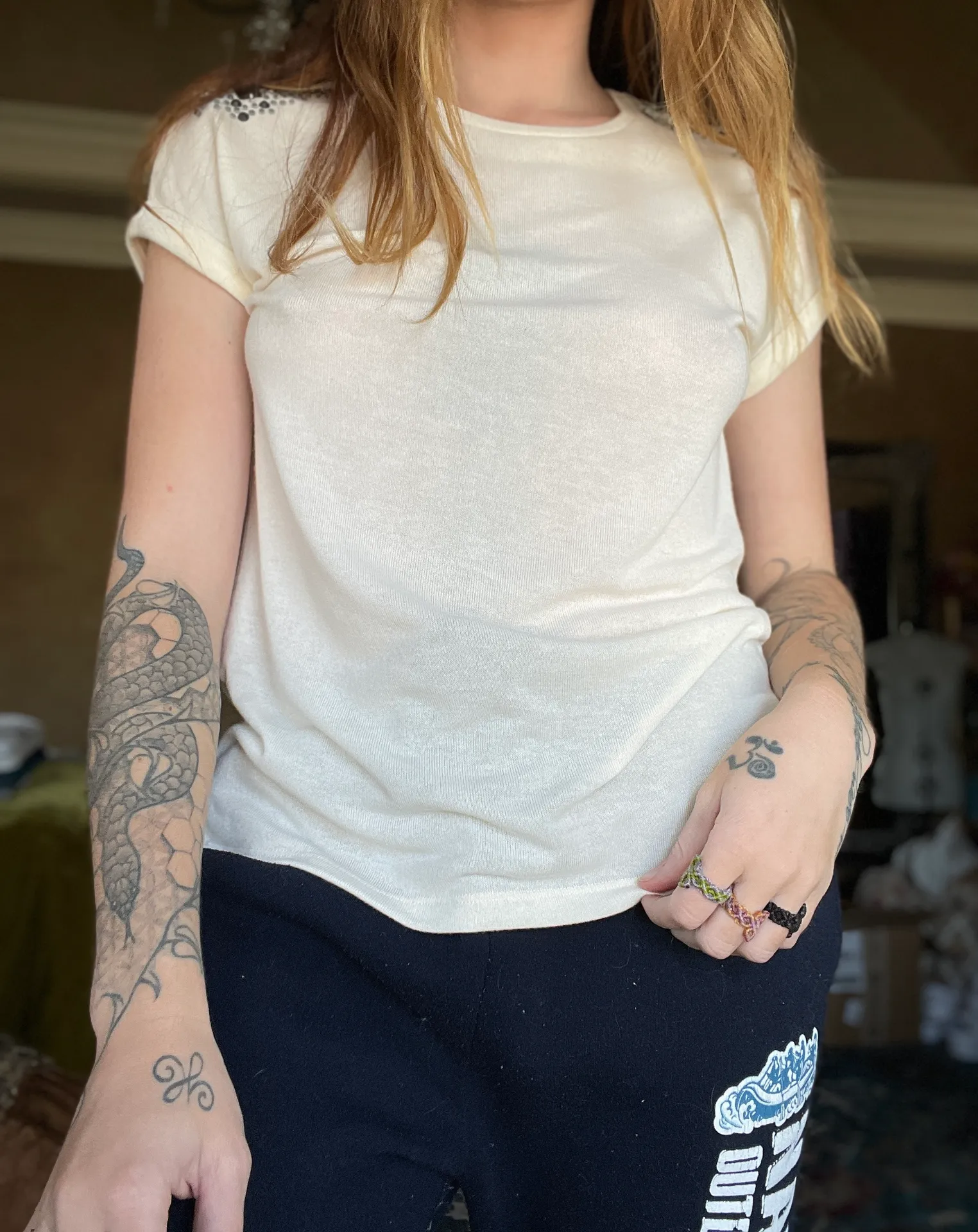 Bedazzled Shirt Size XS - Image 4