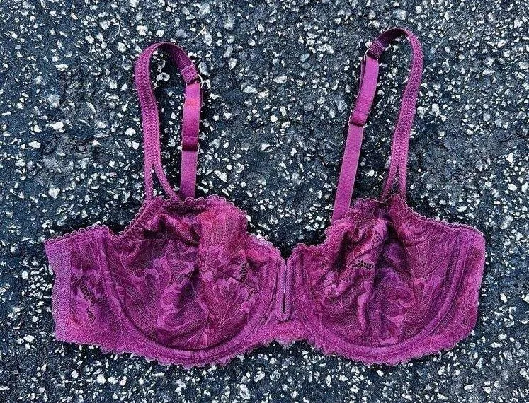 Auden Women's 36A Unlined Lace Balconette Coverage Underwire Bra Red Sexy NWOT Size undefined - Image 1