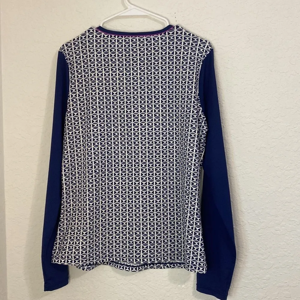 JAG SWIM TIKI GEO Navy SWIM SHIRT - Image 5