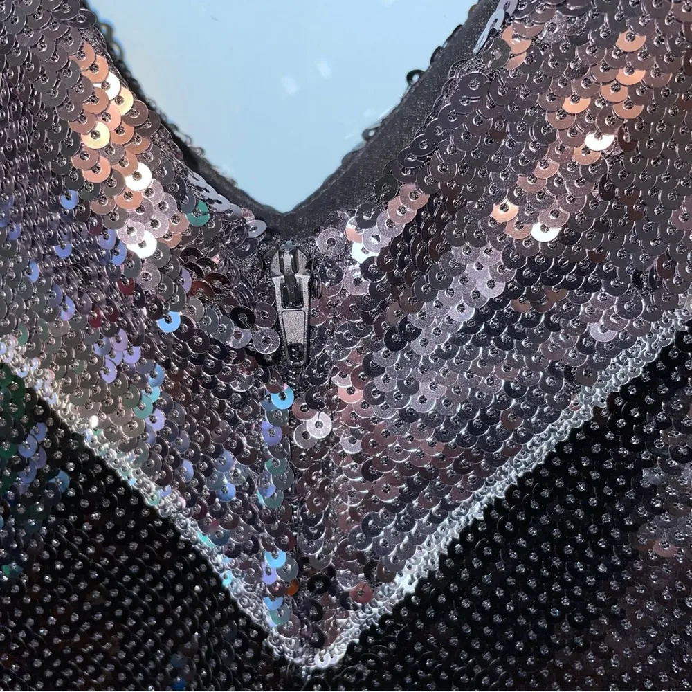 B Darlin All Over Sequin Sheath Dress Size 11/12 - Image 5