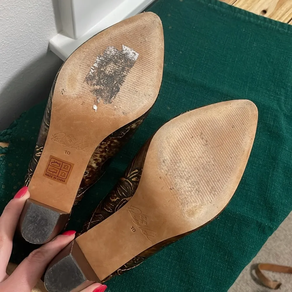 Patricia Nash Mules/clogs Ruffina Bronze Florals - Image 12