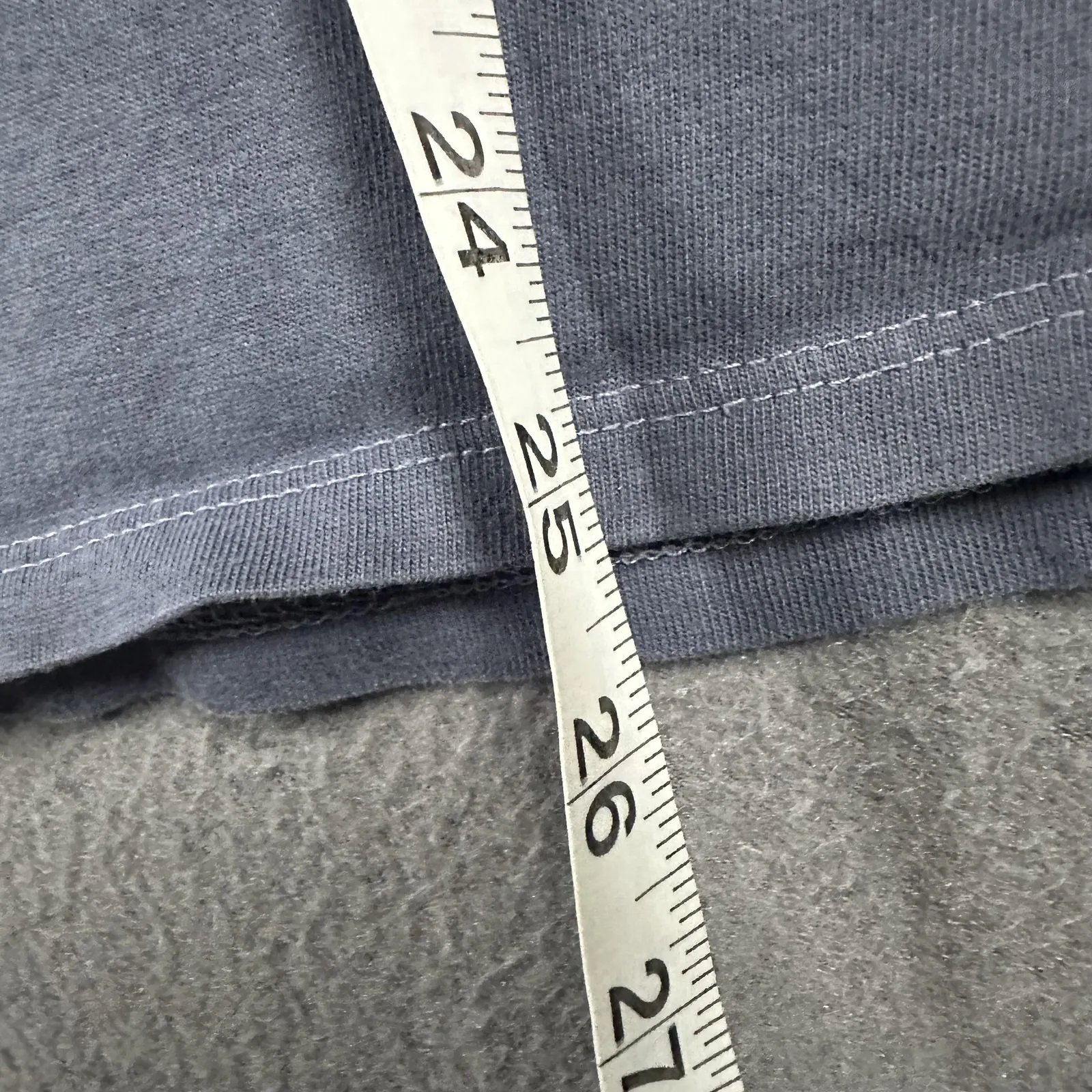 Life Is Good Shirt Womens Large Blue Crusher V Neck USA Flag Heart Graphic Tee - Image 9