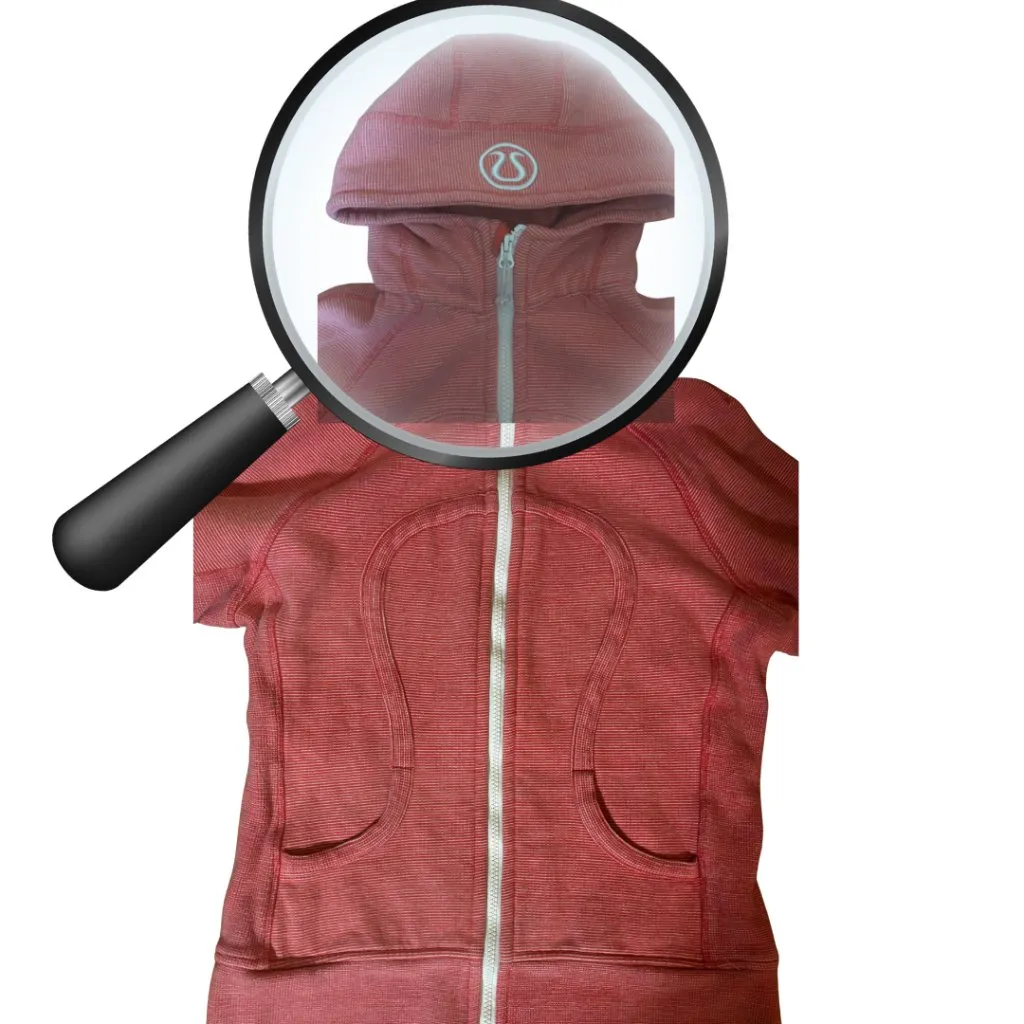 217. Lululemon Pink Zip-Up Hoodie – Size Medium - Image 2