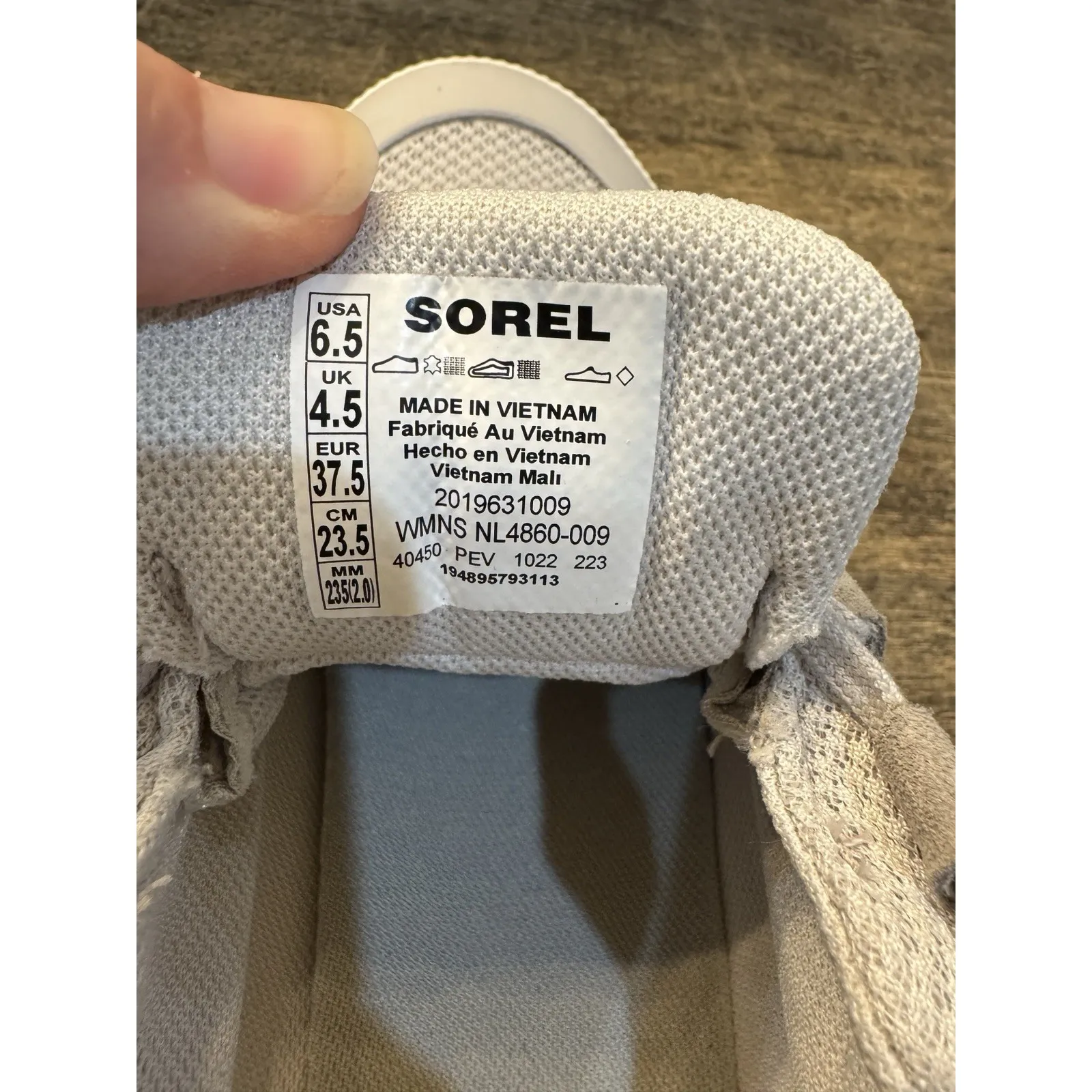 Women's Shoes Sorel OUT N ABOUT III‎ LOW Sneakers Size 6.5 - Image 8