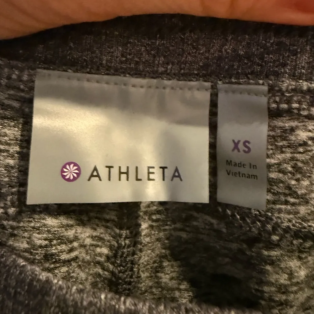 ATHLETA Cozy Flux Street Jogger Pant XS Charcoal Grey Sweatpants - Image 3