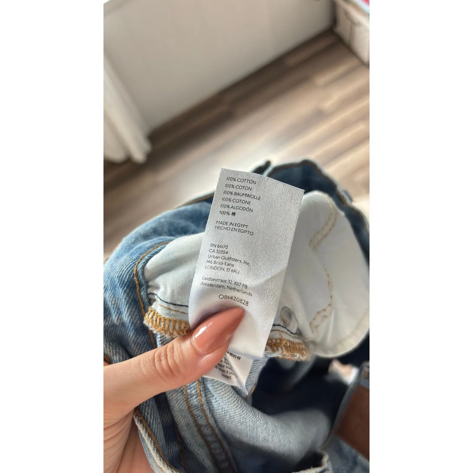 $80 BDG Urban Outfitters Skater Baggy Light Wash Distressed Jeans Size 25 Blue - Image 10