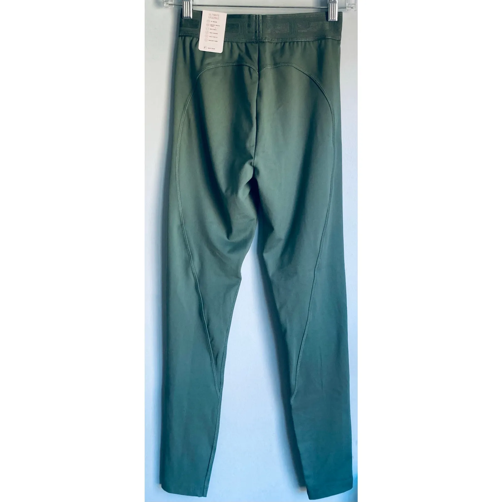 PINK Victoria's Secret Ultimate Leggings NWT Small Green - Image 5