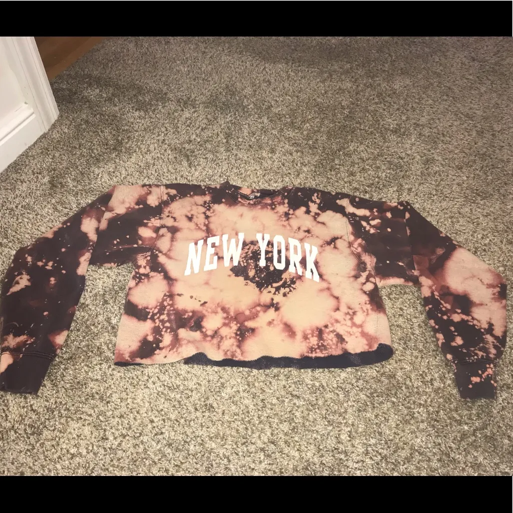 New York rework crop top Brown - Image 3