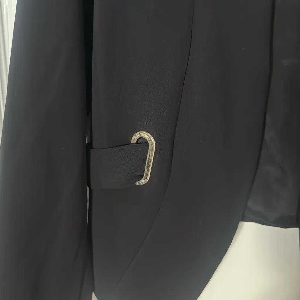 Mustard Seed Classic Black Blazer with design size medium - Image 3