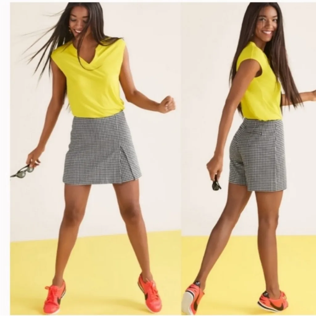 CAbi  5593 Tee Time Gingham Skort, 12 - Image 2