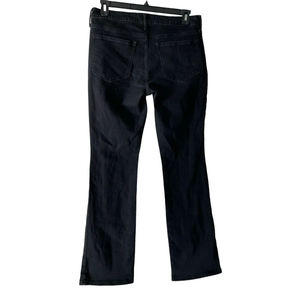 Old Navy High Rise Kicker Boot Cut Jeans Size 12 Womens Black Denim Womens - Image 2