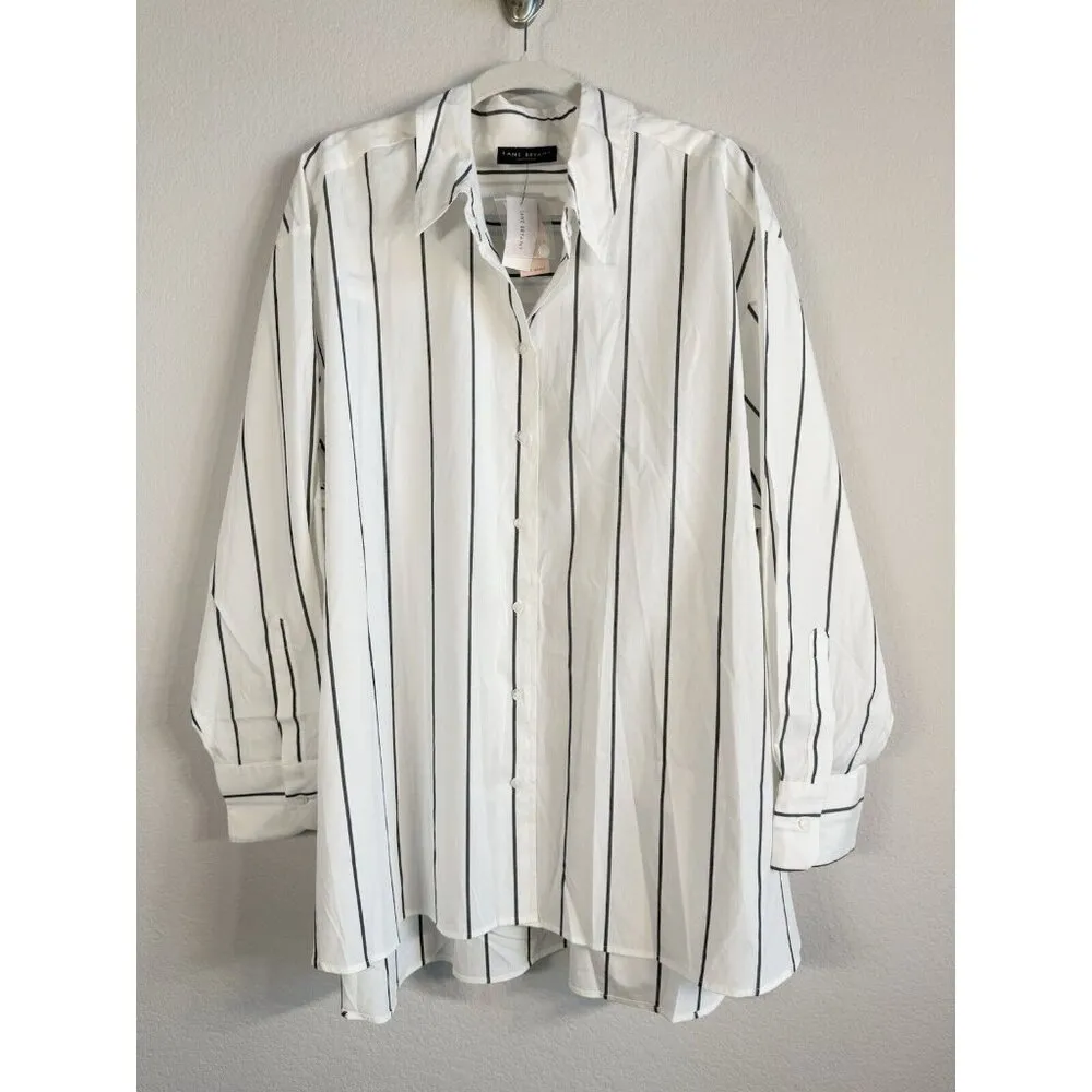 Lane Bryant‎ No Peek Collection Relax Button Down Boyfriend Shirt Size 26/28 NWT - Image 12