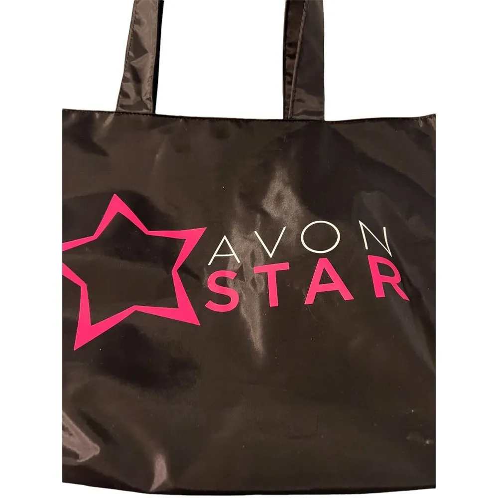 Avon Star Black Pink Representative Large Tote Bag NWOT - Image 2