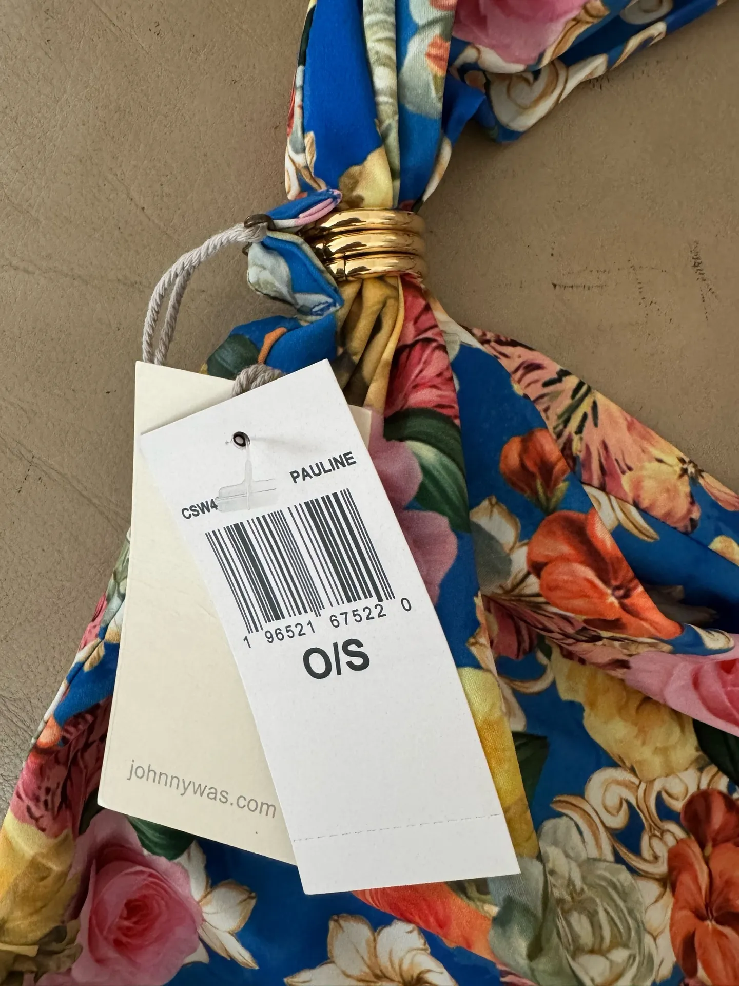 Johnny Was Pauline Floral Ring Tote Bag. MSRP $128  - Image 11